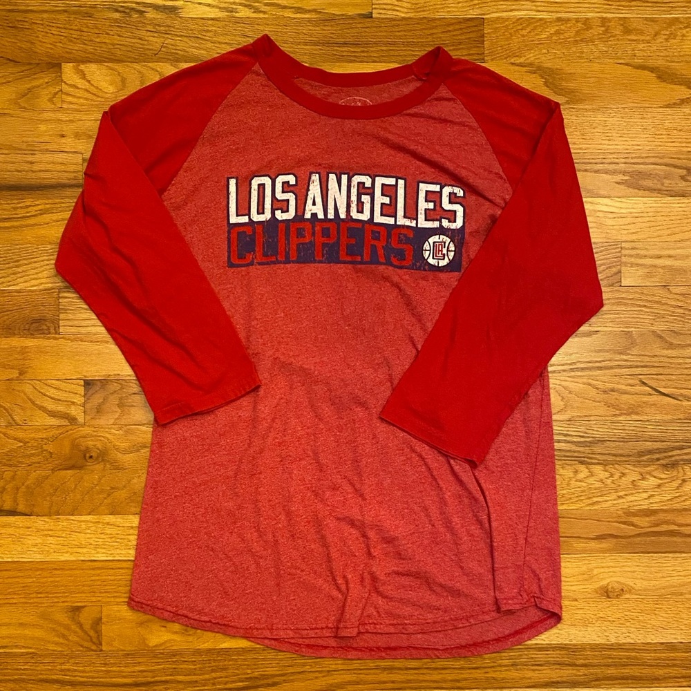 Los Angeles Clippers Graphic Print Long Sleeve Tee.